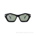 Wholesale Cheap Women Cat Eye Shape Fashion High Quality Thick Acetate Sunglasses